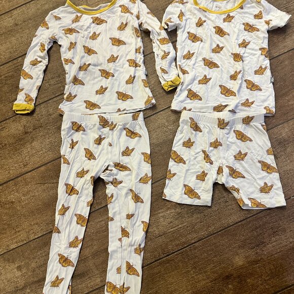 Kyte Baby Monarch Long and Short Sleeve Pajamas - 2T - Picture 1 of 4